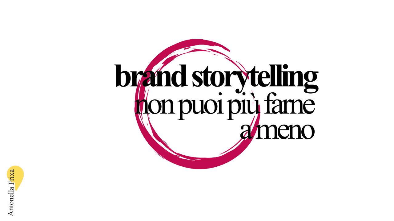 Brand Storytelling Non puoi più farne a meno.